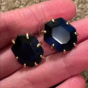 Deep navy studs